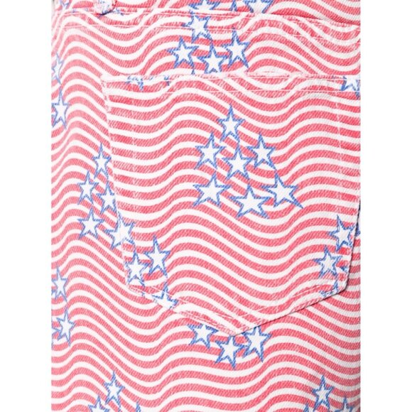 Alexander Wang T Bite Star Print Cutoff Denim Shorts - Picture 13 of 13